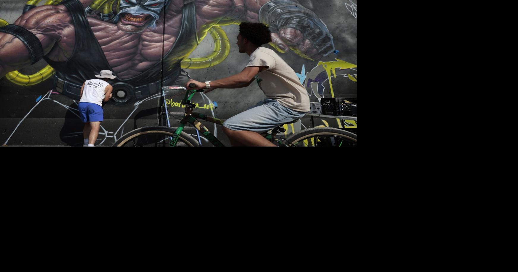 Photos: Paint Louis back for another year, puts new art on an old downtown St. Louis wall