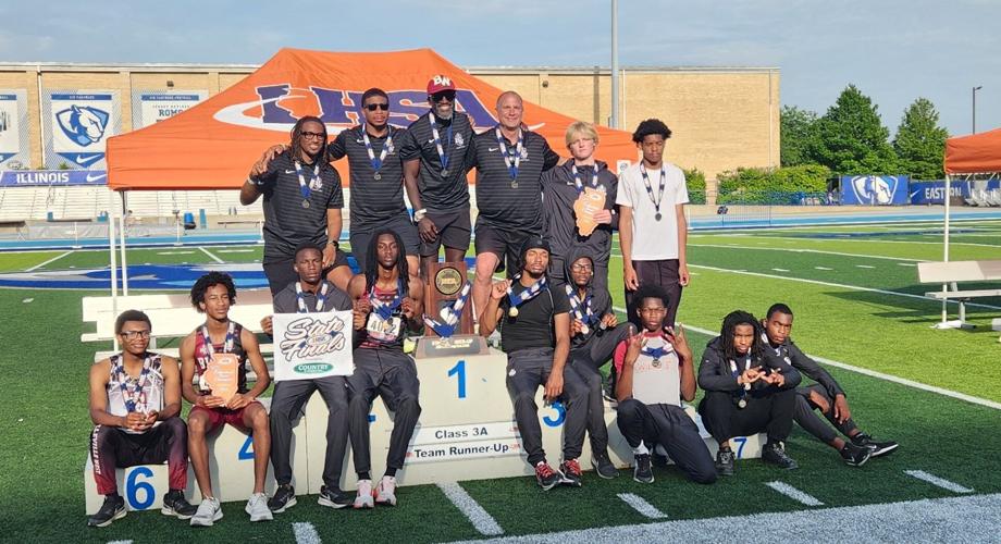 Belleville West track and field trophy shot