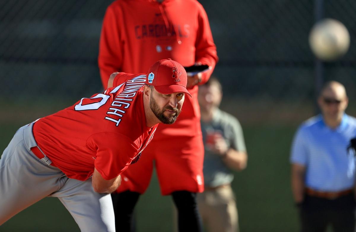 Adam Wainwright says live BP session 'good step' as he works back