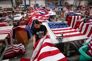 Annin Flagmakers in South Boston, Va. have produced American flags for most major moments in history since the Civil War, including President Lincoln's inauguration and casket, the opening of the Brooklyn Bridge, the Apollo 11 mission and the bicente