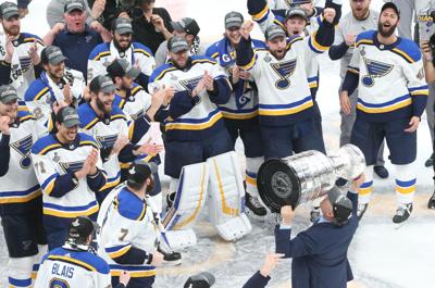 &#39;We did it!&#39; Blues hoist their first Stanley Cup | Morning Skate | www.neverfullbag.com