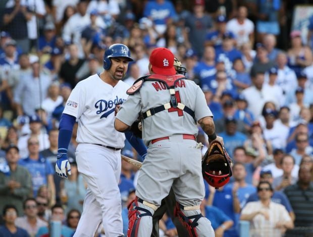 Adrian Gonzalez launches three homers as Los Angeles Dodgers rout