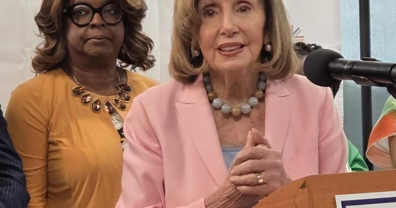 In visit to St. Louis, Nancy Pelosi, Emanuel Cleaver back Wesley Bell and slam GOP