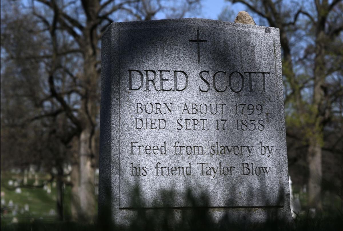 Dred Scott memorial installed at St. Louis' Calvary Cemetery