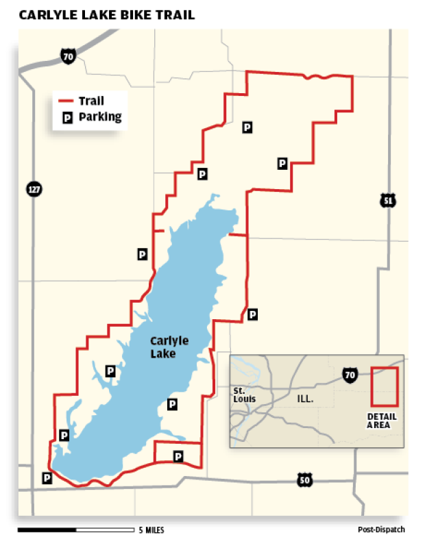 Trail of the week • Carlyle Lake Bike Trail : Lifestyles