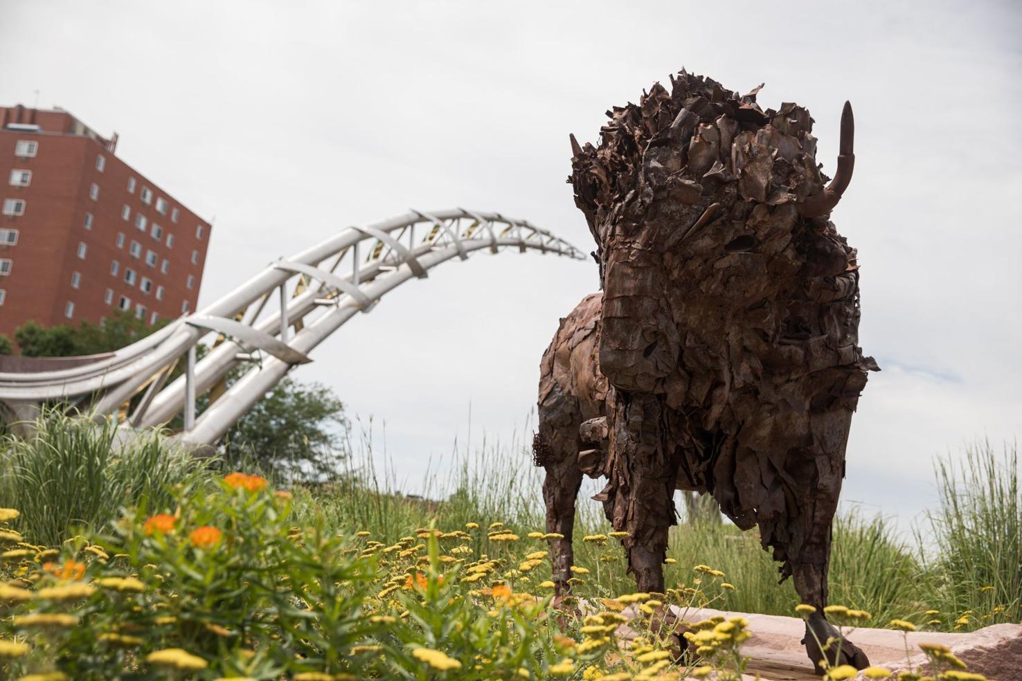 Sioux Falls Sculpture and nature in South Dakota