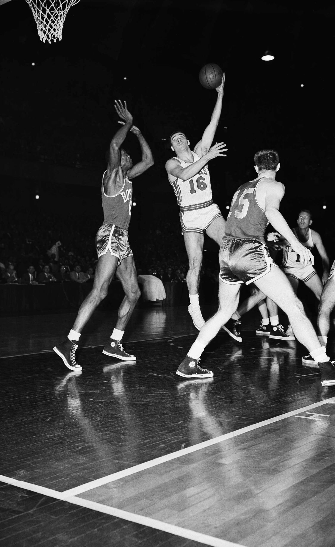 Saint Louis Hawks Defeat Boston Celtics 110 - 109 in NBA Finals (1958) 