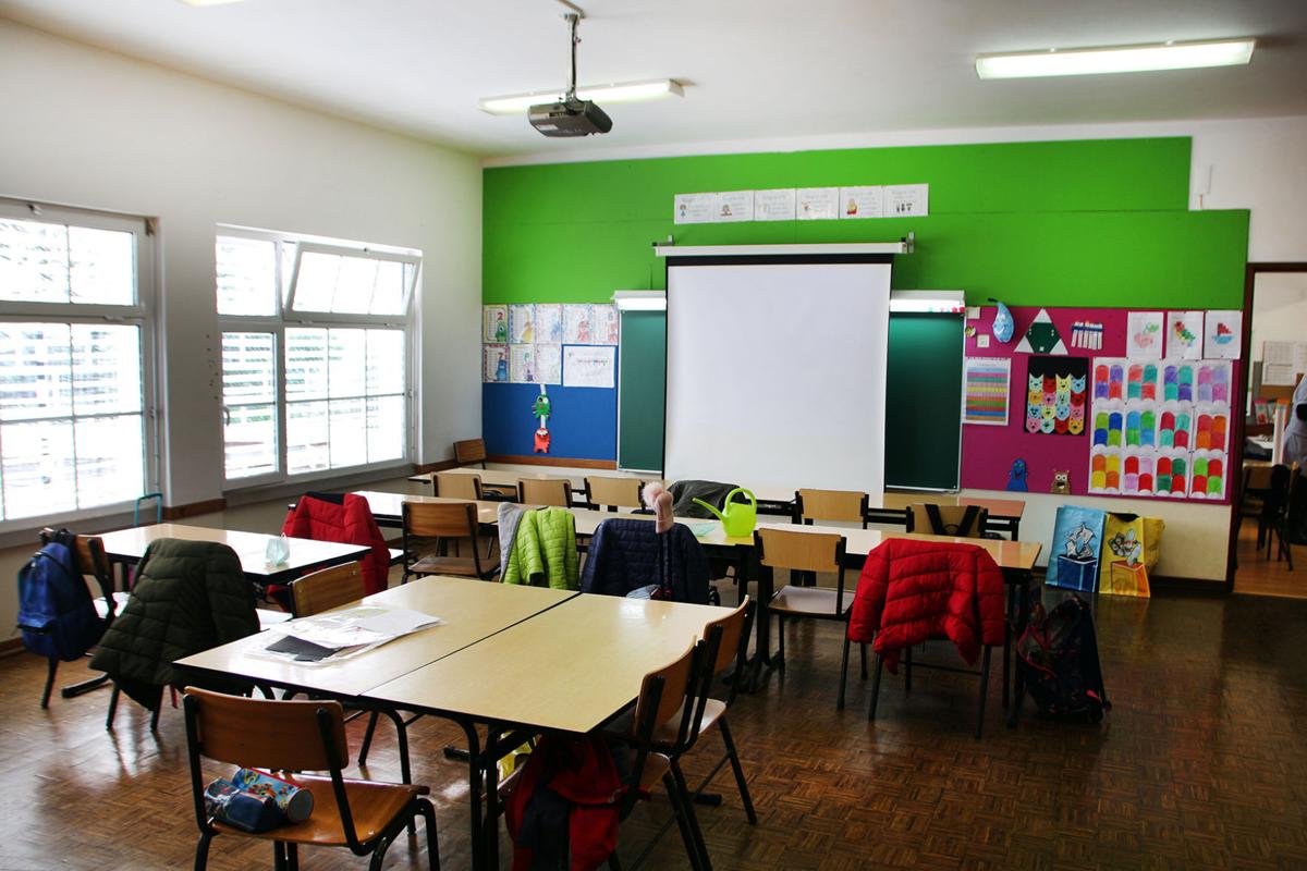 Elementary school classroom
