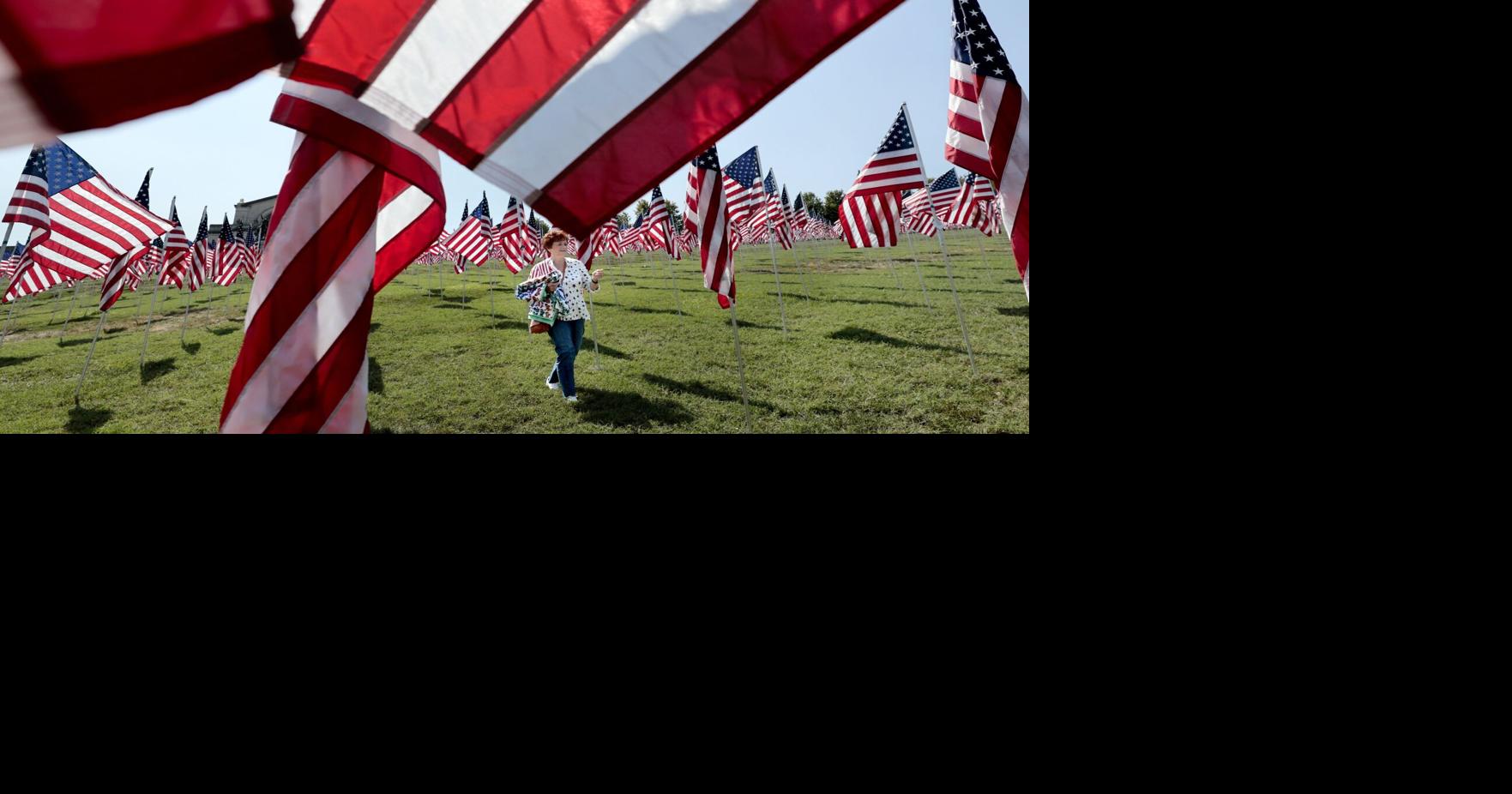Photos: Flags of Valor memorial on Art Hill marks 25th anniversary of September 11 terrorist attacks