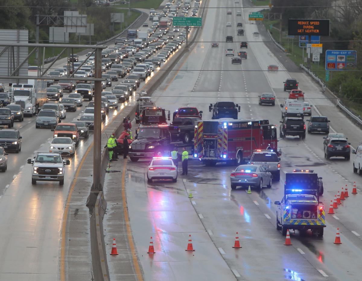 Maryland Heights crash closes several lanes on northbound I270 Law