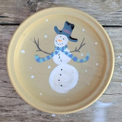 Snowman plates