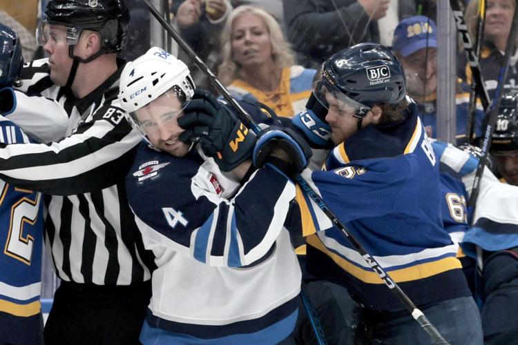 Blues face elimination by Jets in Game 6 in first round of the Stanley Cup playoffs
