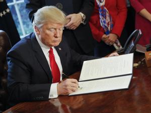 Trump orders review of U.S. defense industrial base -official