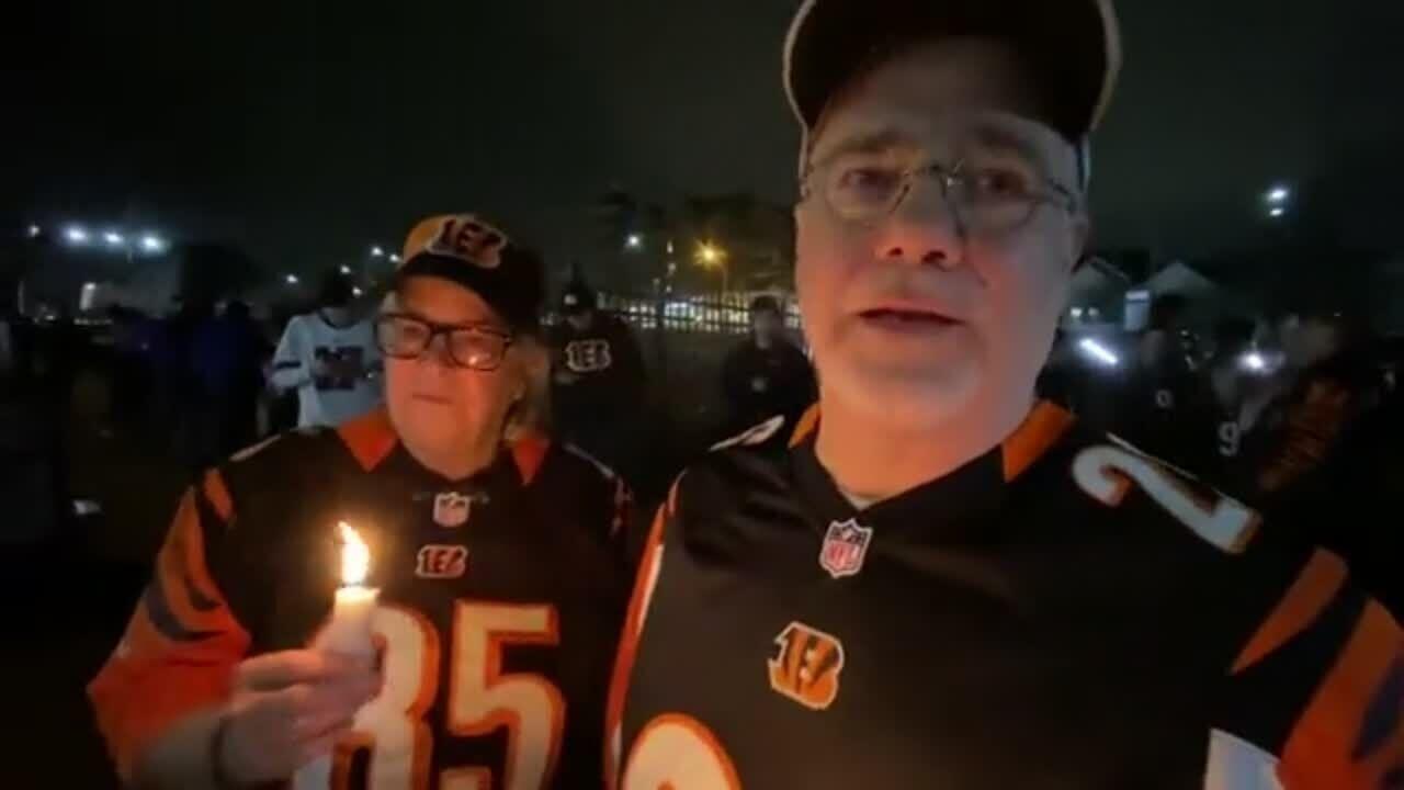 CBS picked awkward fan to pan to during Bengals-Bills game