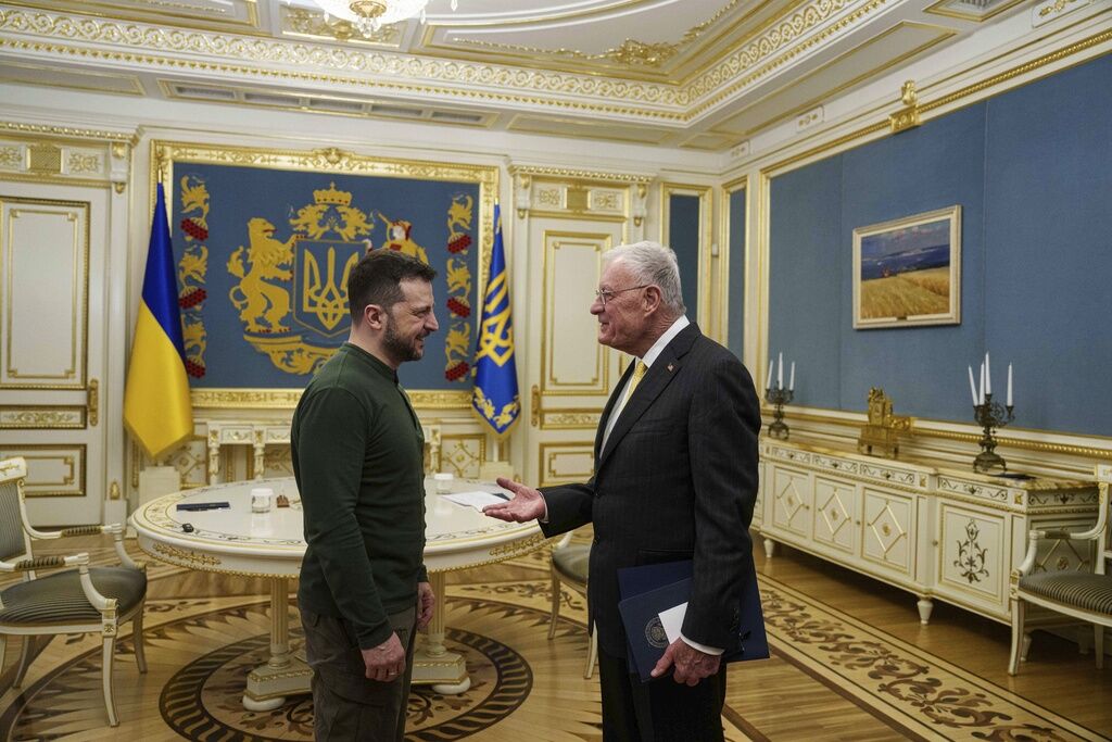 A news conference between Zelenskyy and Trump's envoy is canceled amid  growing tensions