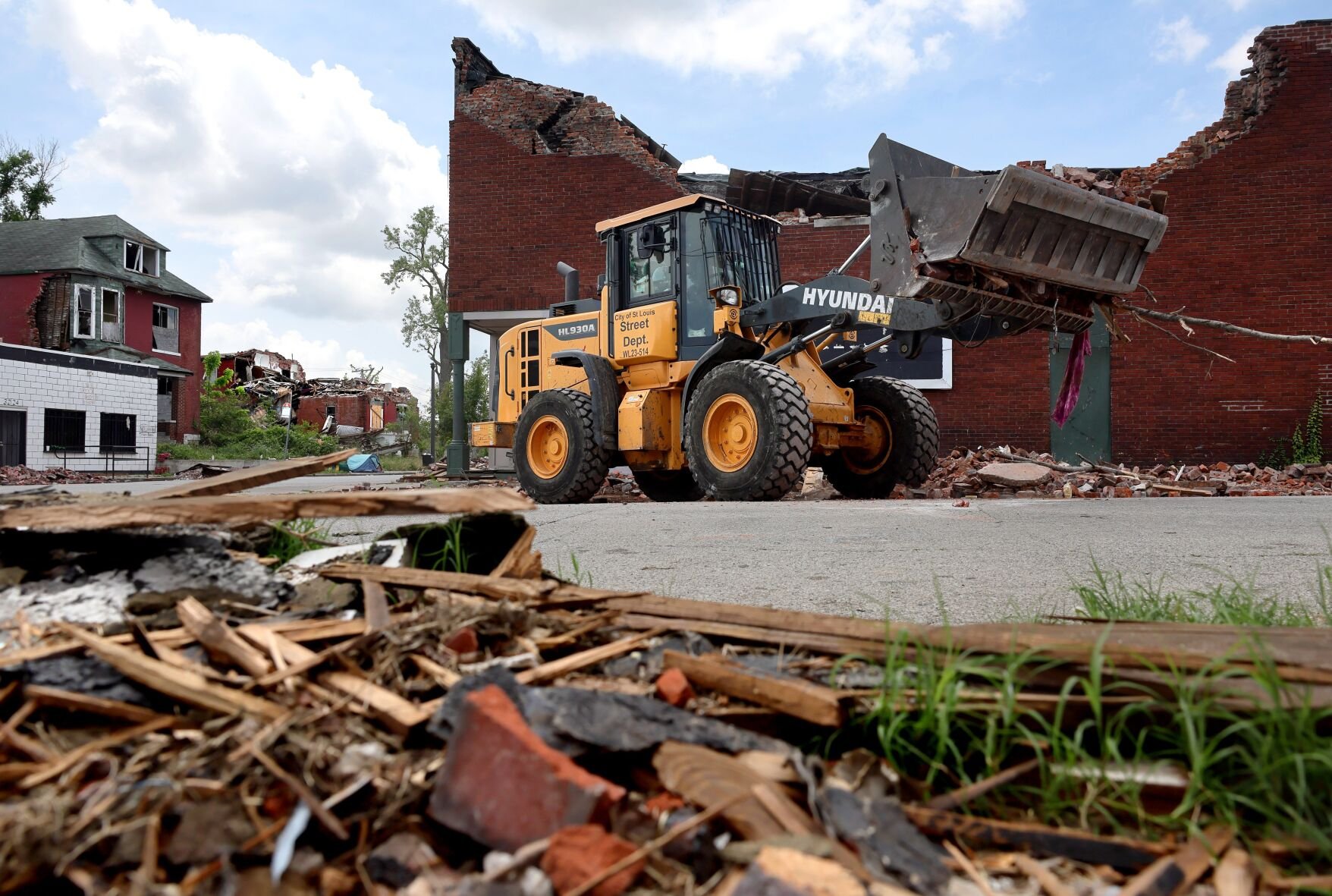 Tornado debris cleanup