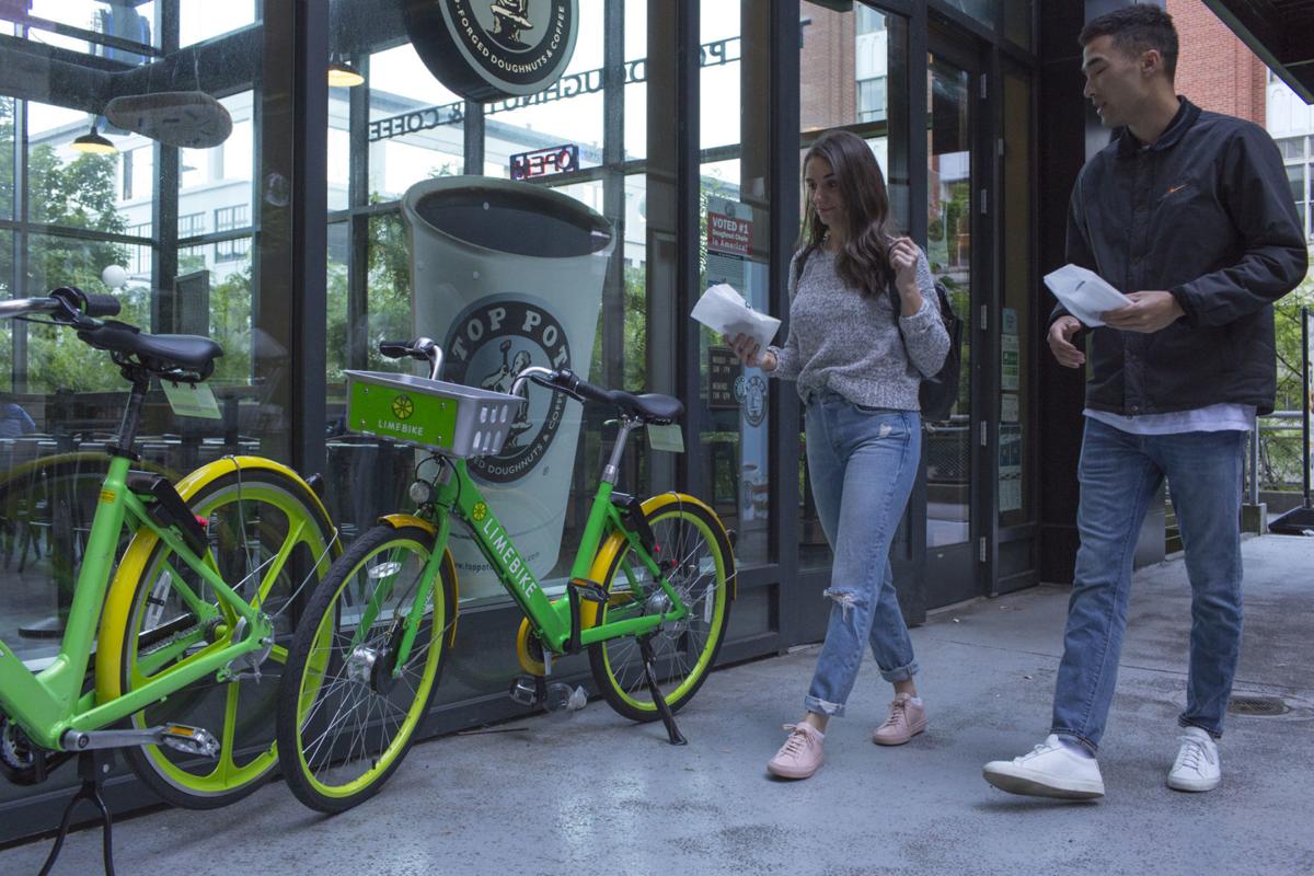 LimeBike bike share in Seattle