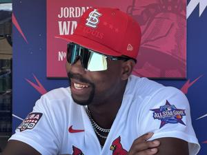 Jordan Walker all smiles at first All-Star Game, reading for first Home Run Derby