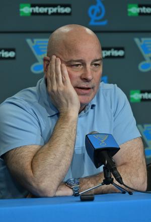 St. Louis Blues press conference