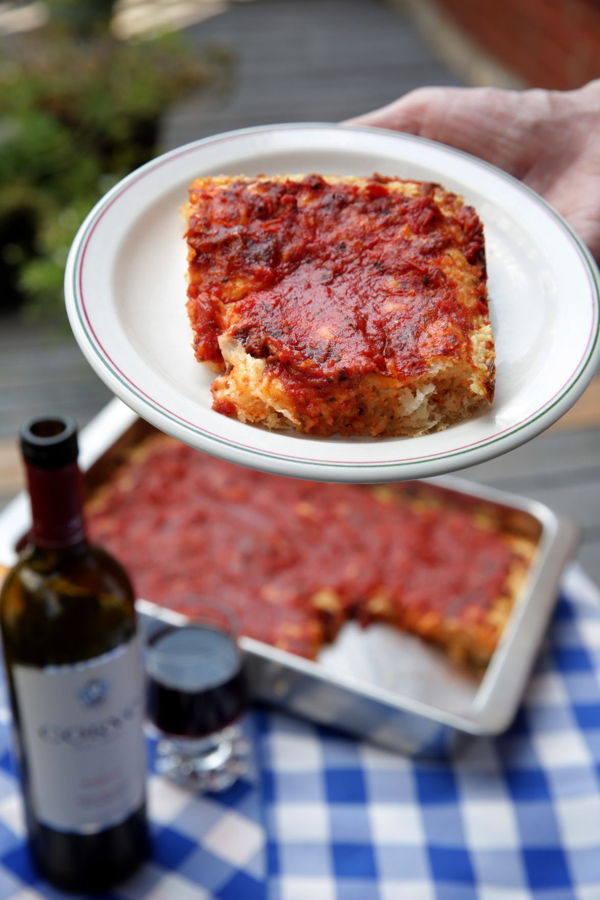 Detroit-Style Pepperoni Pizza Recipe, Jeff Mauro