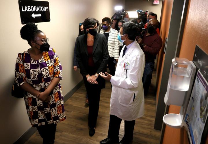 CDC Director Walensky visits St. Louis