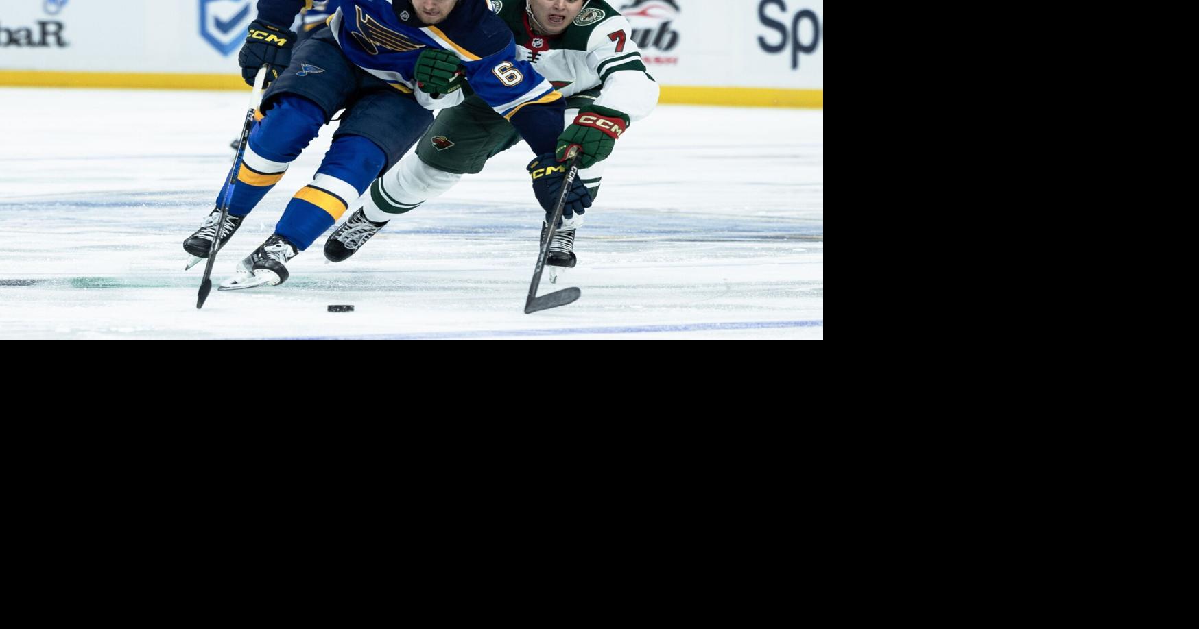 Blues defenseman Philip Broberg out four to six weeks with lower-body ...