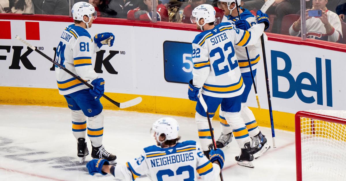Brayden Schenn verhilft der Blues-Offensive zu einem 4:3-Sieg gegen die ...