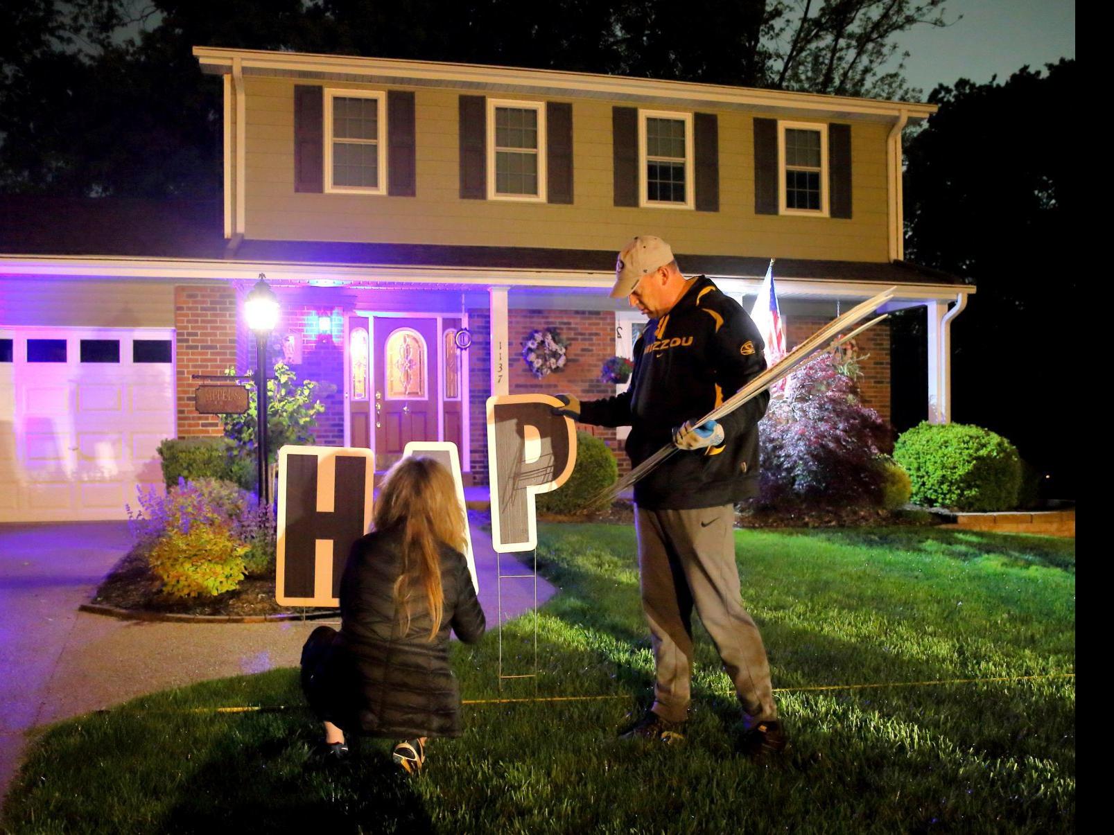 High Stakes Yard Sign Companies Hustle To Keep Up With Deluge Of Stay At Home Milestones Local Business Stltoday Com