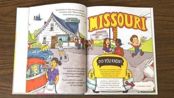 Assistant Professor Jodi Woolsey’s illustrations in new children’s book help revive the history of Route 66