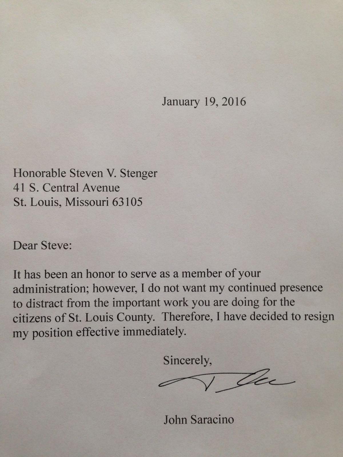 St. Louis County official resigns over letters written by St. Louis County official resigns over letters written by
