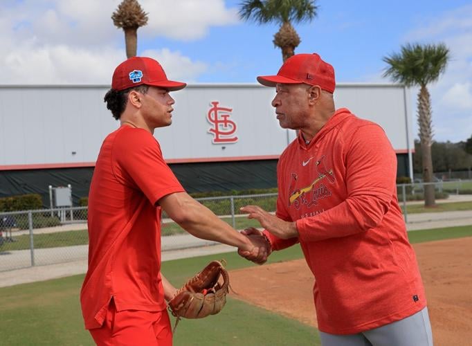 Top Cardinals SS prospect Masyn Winn meets legend Ozzie Smith