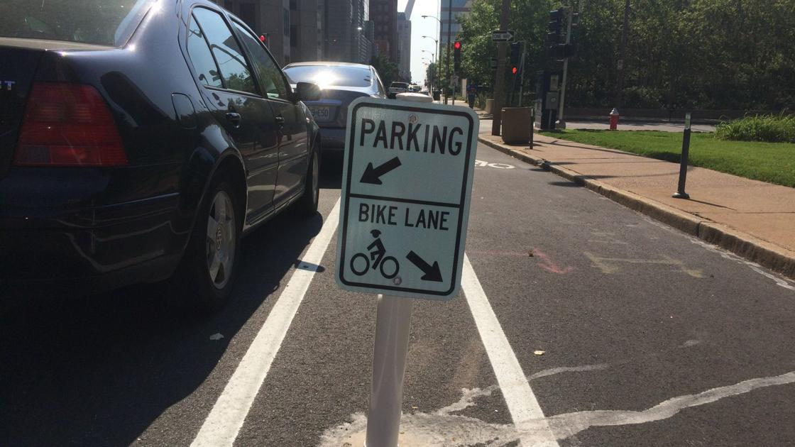 Clayton plans Maryland Avenue bike lanes separated from driving lanes by parked cars | Along for the Ride | stltoday.com