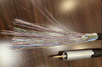 Fiber optic cable vs. copper line
