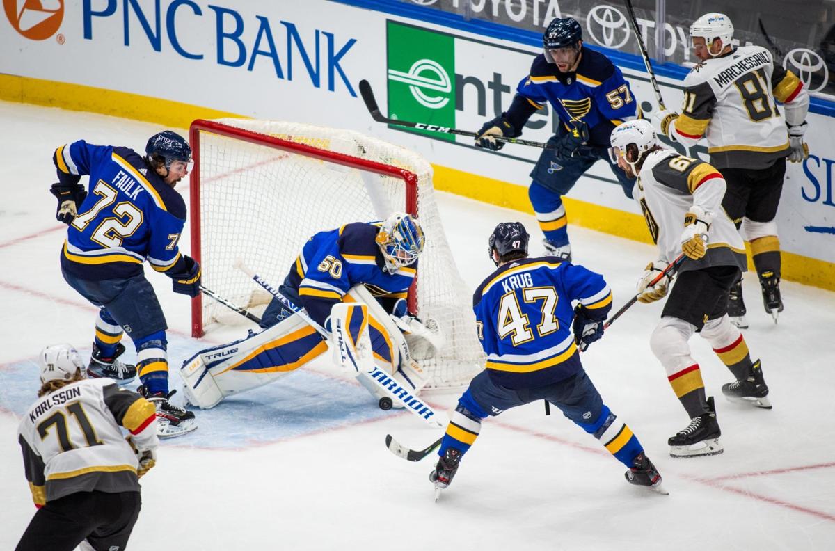 Blues take on Golden Knights at Enterprise Center