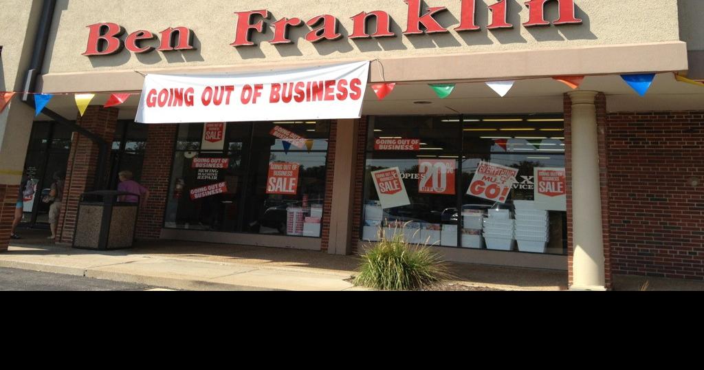 Ben Franklin store, a throwback to the fiveanddime, finally closes