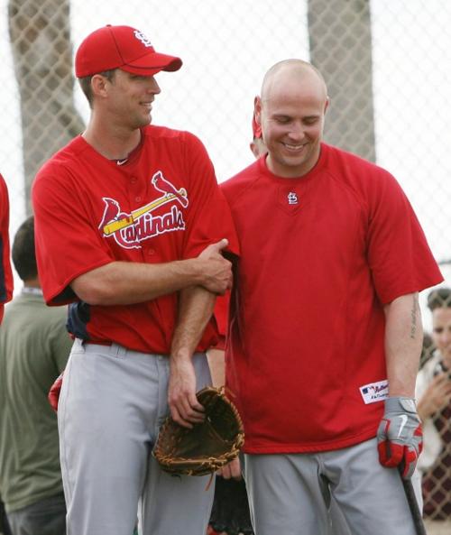 The St. Louis Cardinals at spring training in Jupiter, Fla.