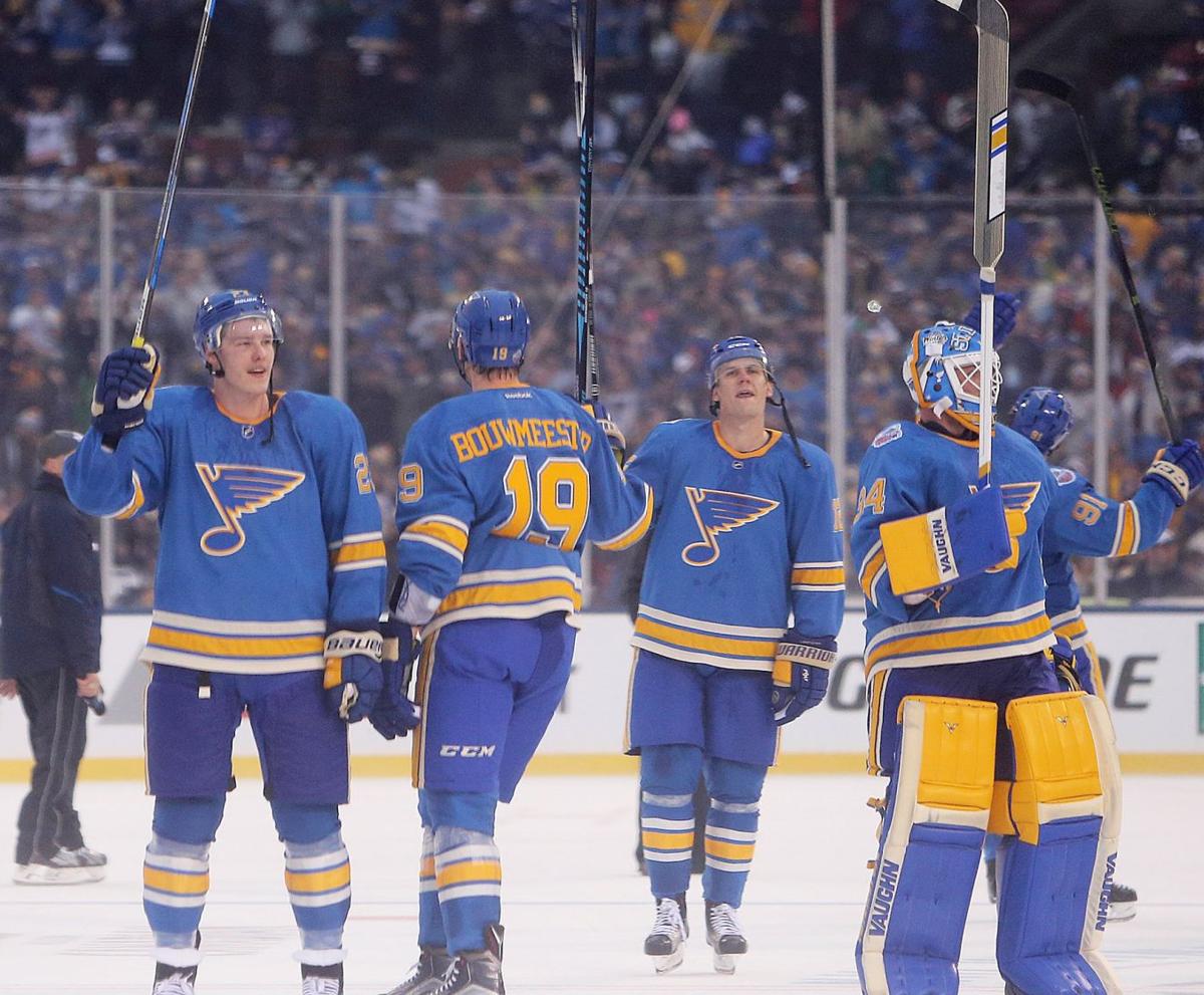 Blues to reveal Winter Classic jersey Friday at Busch Stadium