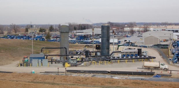 Bridgeton Landfill flares