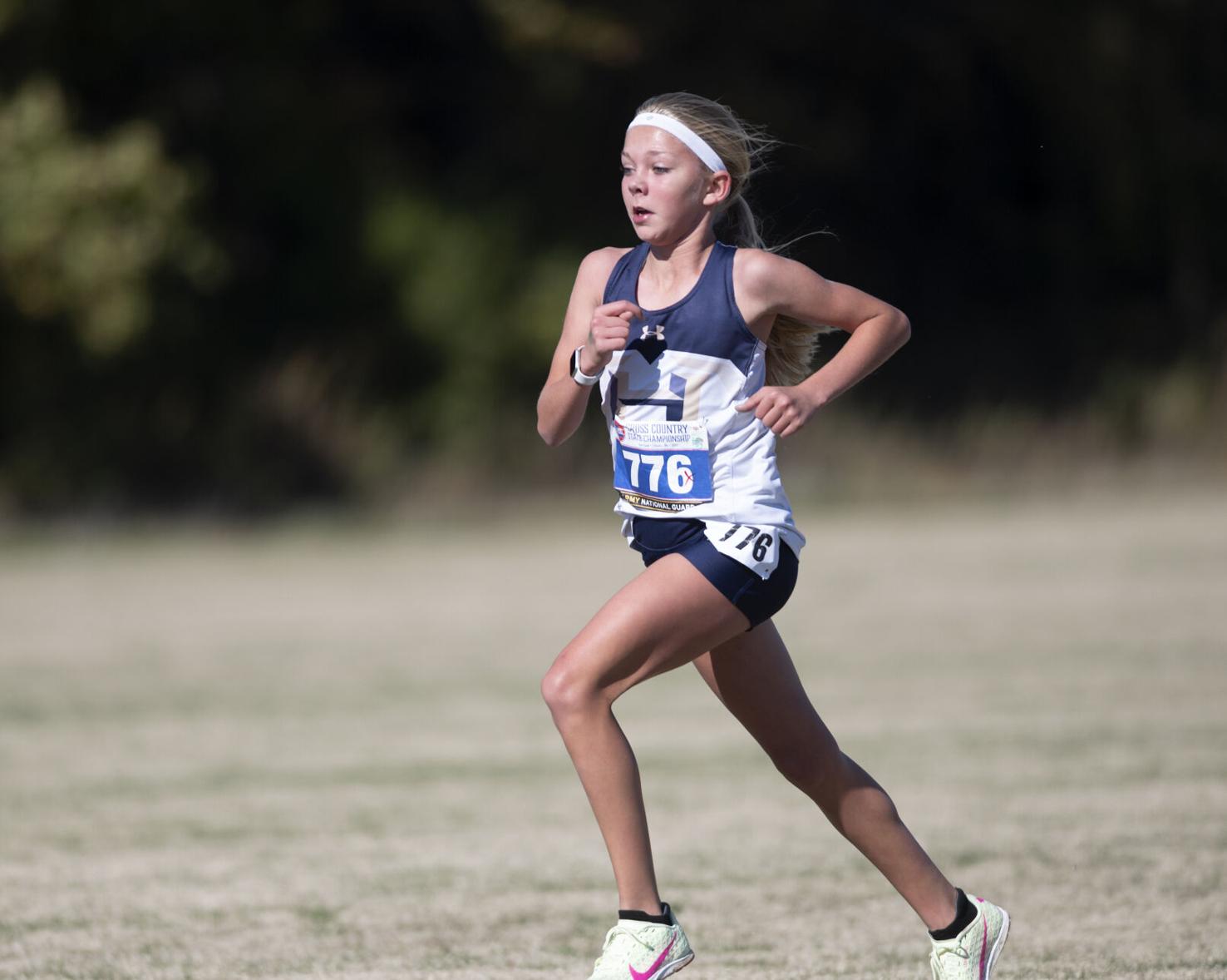 Scenes from Missouri Class 5 girls and boys cross country state