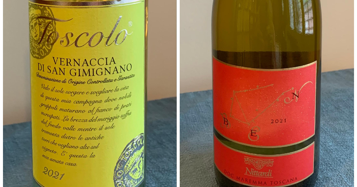 Wine Finds: Vernaccia and vermentino from Tuscany - Vimarsana News