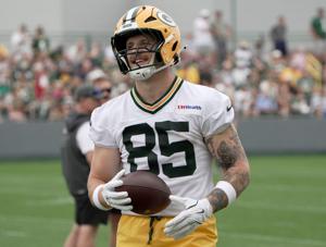Green Bay Packers tight end Tucker Kraft is coming off ACL surgery, but is expected to be fully recovered for the start of the