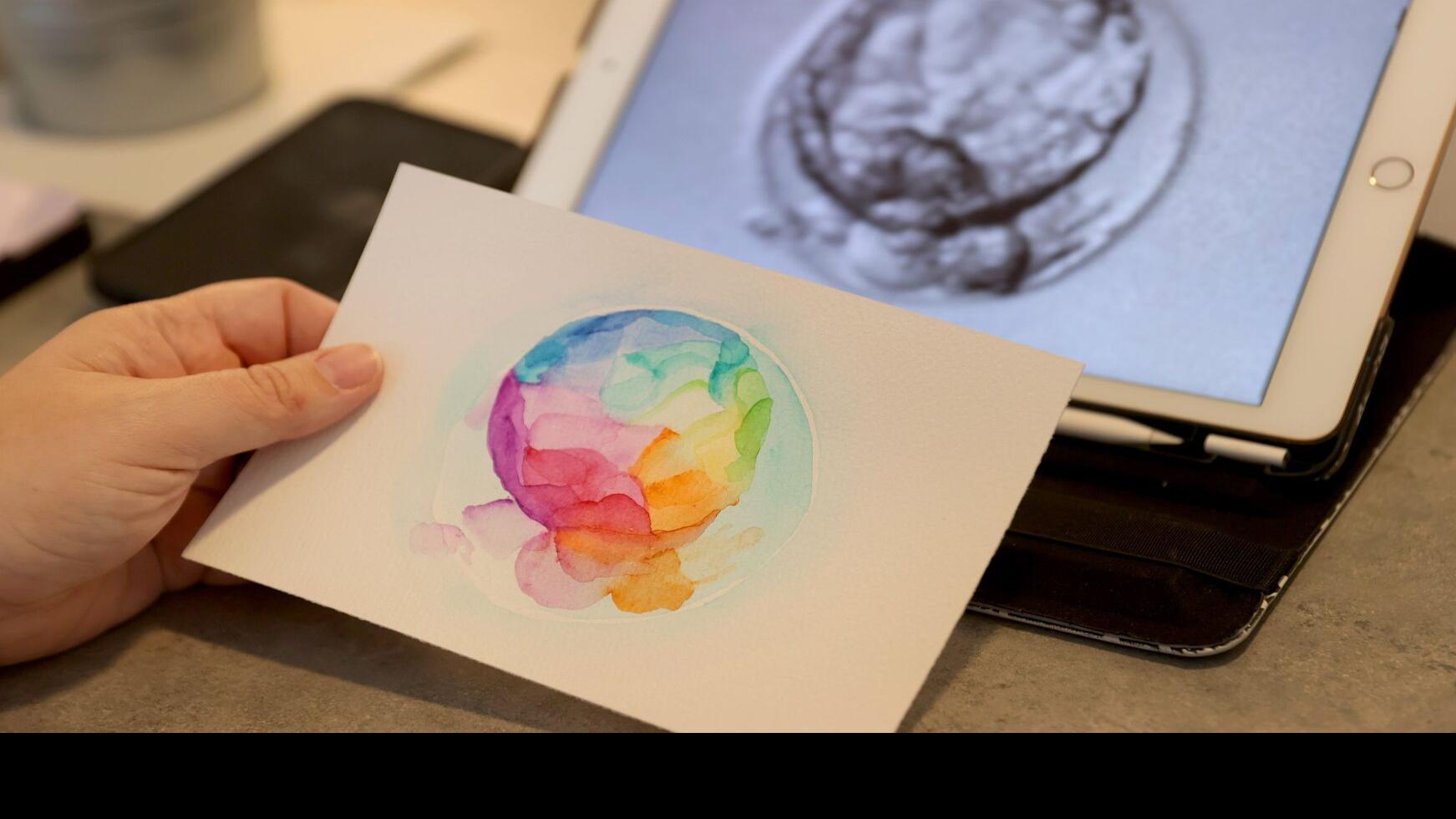 Will you paint my embryo? St. Louis artists, moms turn fertility struggles into business