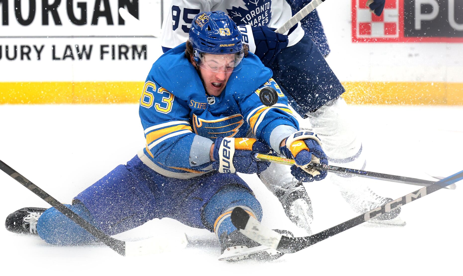 Blues Snap Skid With Win Over Toronto. Philip Broberg Hurt.