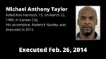 Executed Feb. 26, 2014: Michael Anthony Taylor