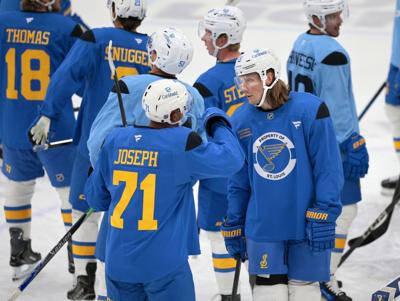 Blues open training camp with new and returning faces