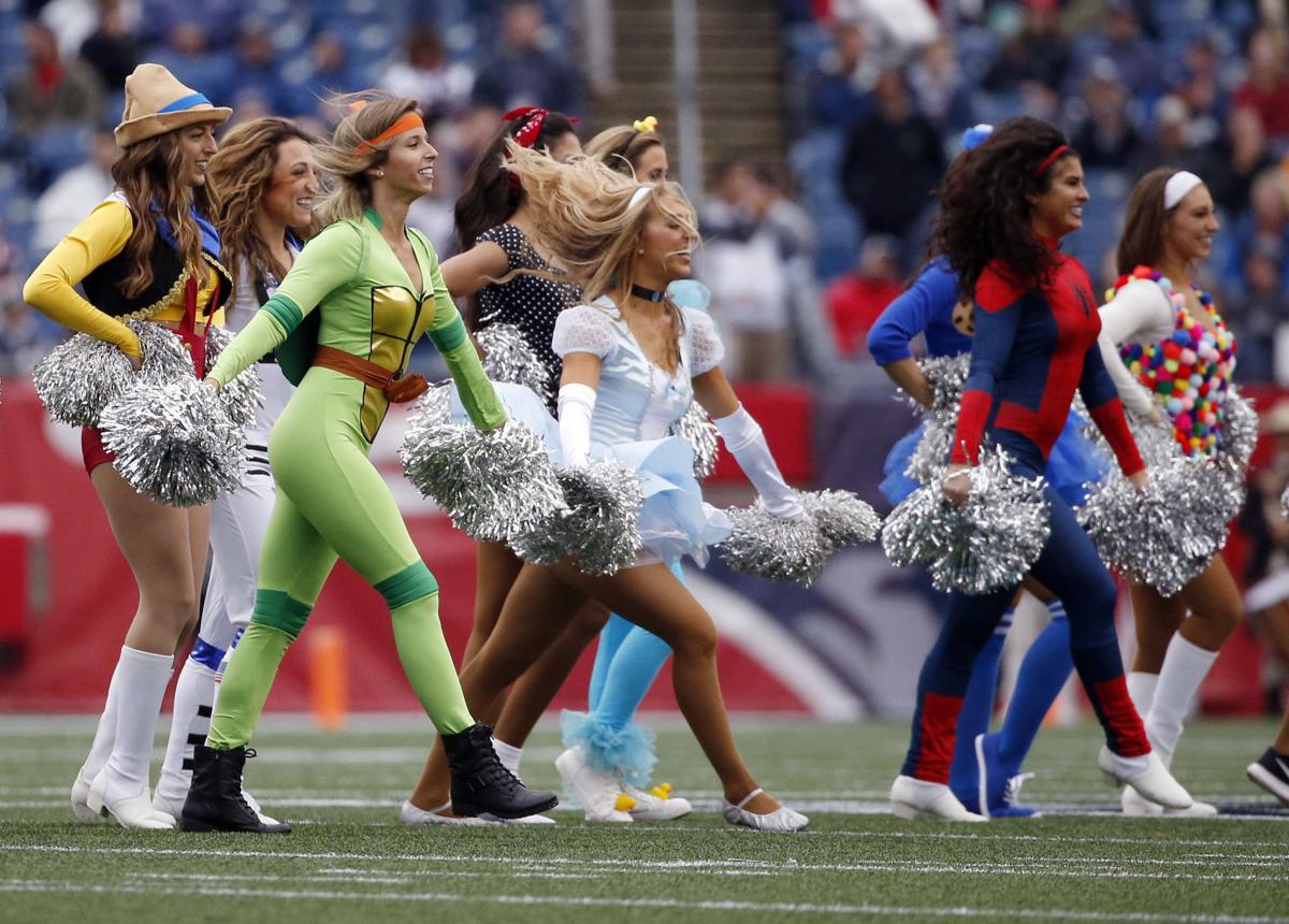 NFL cheerleaders in the Halloween spirit NFL