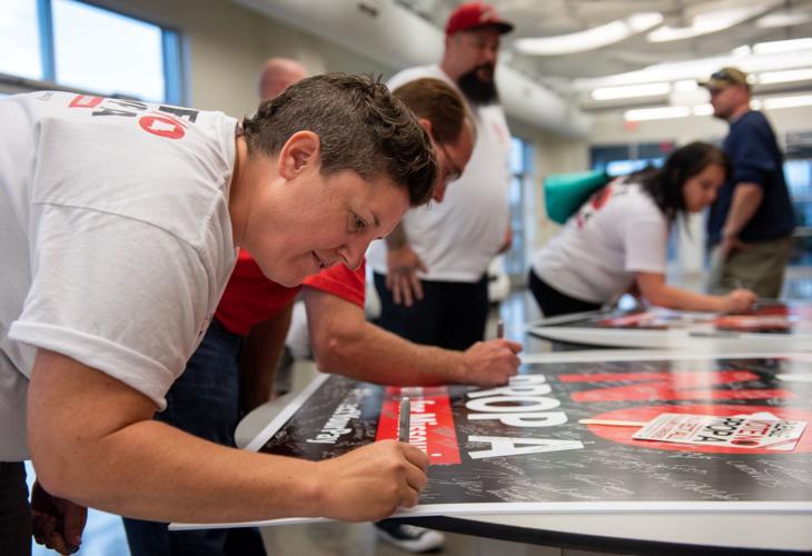 Proposition A opponents gather
