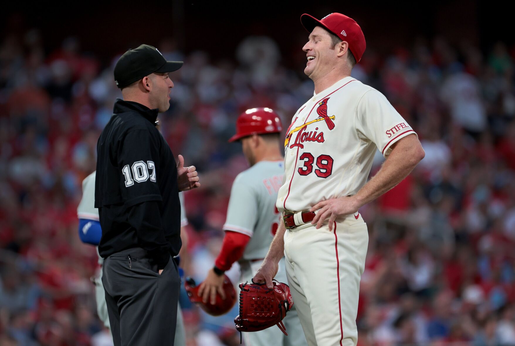 Cardinals Miles Mikolas gets grip on slider not game, has gripe (or three) with strike zone