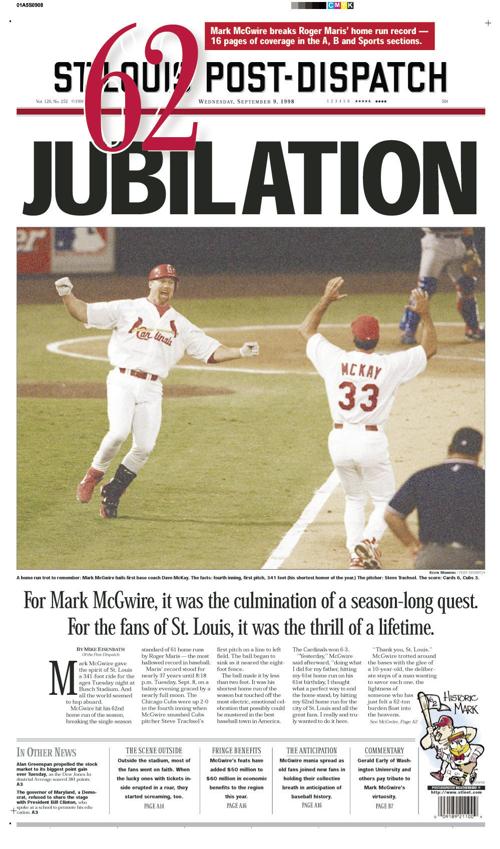 Letter: Post-Dispatch editors just a bunch of homers for Cards | Letters to the editor ...