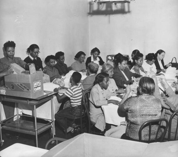 Volunteers at Homer G. Phillips Hospital, 1954